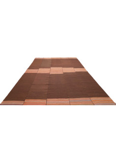 Rug Kilim Vintage Persia 390x210 Brown Beige 2