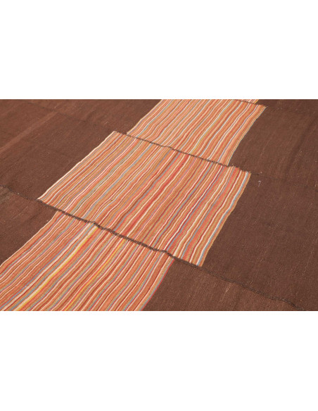 Tappeto Kilim Vintage Persia 390x210 Marrone Be