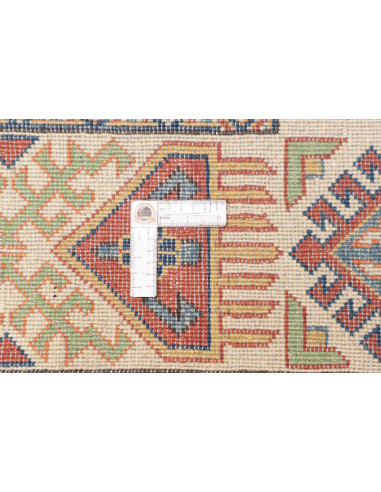Tappeto Kazak Afghanistan 209x293 Terracotta Bl