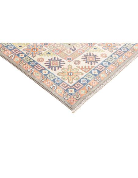Tappeto Kazak Afghanistan 199x293 Verde Salvia