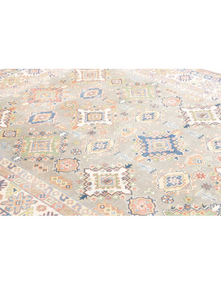 Tappeto Kazak Afghanistan 199x293 Verde Salvia