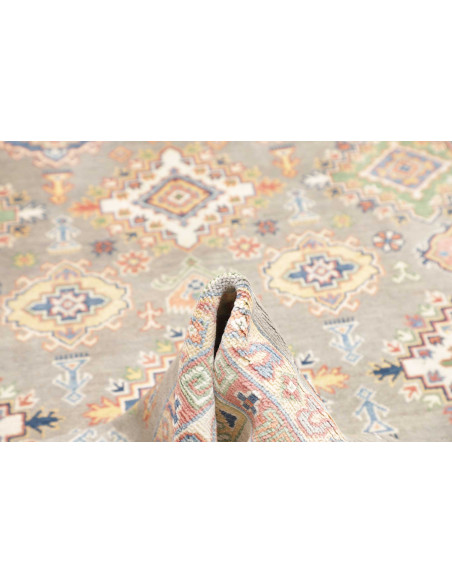 Tappeto Kazak Afghanistan 199x293 Verde Salvia