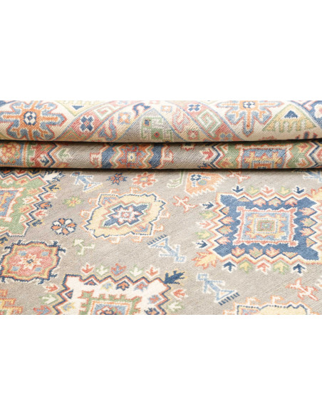 Tappeto Kazak Afghanistan 199x293 Verde Salvia