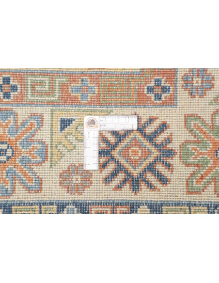 Tappeto Kazak Afghanistan 199x293 Verde Salvia
