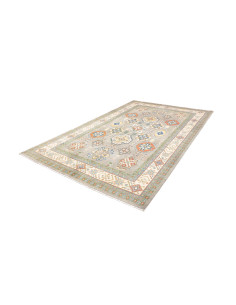 Tappeto Kazak Afghanistan 198x303 Verde Salvia 2