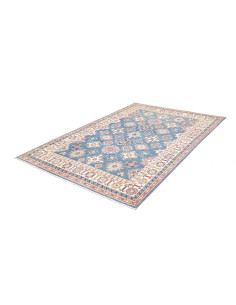 Rug Kazak Afghanistan 166x241 Medium Blue Cream 2