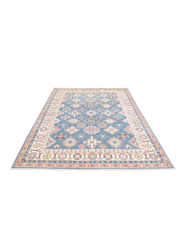 Rug Kazak Afghanistan 166x241 Medium Blue Cream