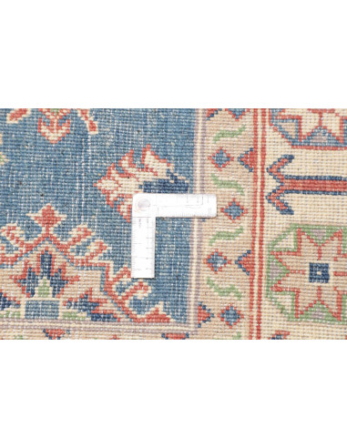 Rug Kazak Afghanistan 166x241 Medium Blue Cream