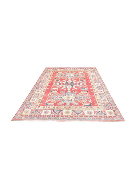 Tappeto Kazak Afghanistan 175x232 Rosso Terraco