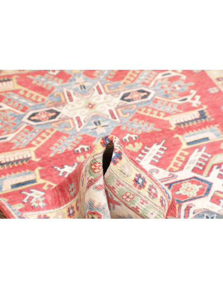 Tappeto Kazak Afghanistan 175x232 Rosso Terraco
