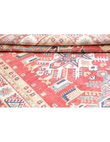 Tappeto Kazak Afghanistan 175x232 Rosso Terraco