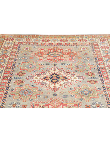 Rug Kazak Afghanistan 147x200 Sage Green Coral