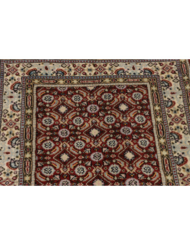 Moud 60x92 Cm Moud Persia Lana Cardata A Mano