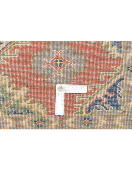 Rug Kazak Co 105x147 Terracotta Red Blue