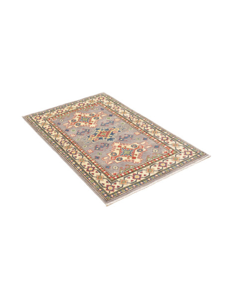 Rug Kazak Co 80x123 Grey-blue Cream