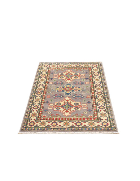 Rug Kazak Co 80x123 Grey-blue Cream