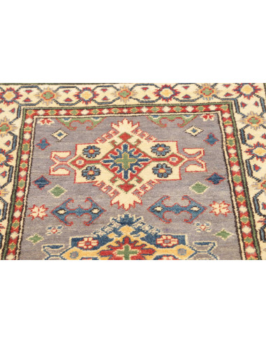 Rug Kazak Co 80x123 Grey-blue Cream