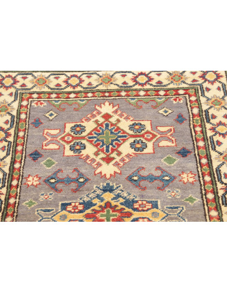 Rug Kazak Co 80x123 Grey-blue Cream