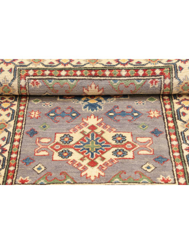 Rug Kazak Co 80x123 Grey-blue Cream