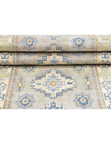 Rug Kazak Co 83x311 Grey Blue