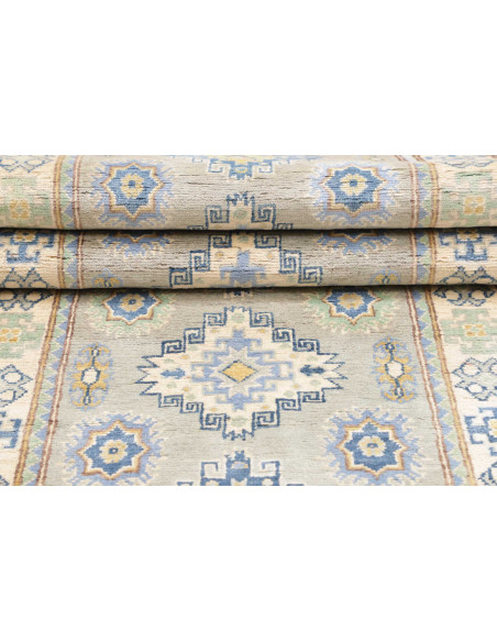 Rug Kazak Co 83x311 Grey Blue