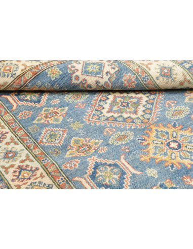 Tappeto Kazak Co Afgahnistan 122x178 Blu Tenue