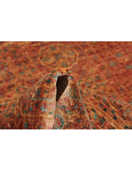 Rug Mamlouk Pakistan 99x151 Terracotta
