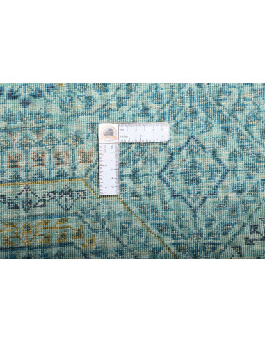 Rug Mamlouk Pakistan 124x187 Teal Antique Gold