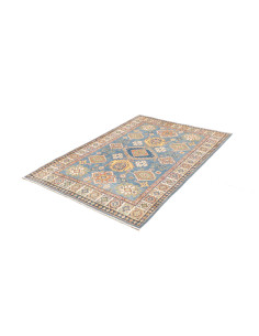 Tappeto Kazak Co Afgahnistan 123x176 Blu Turche 2