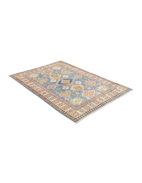 Tappeto Kazak Co Afgahnistan 123x176 Blu Turche