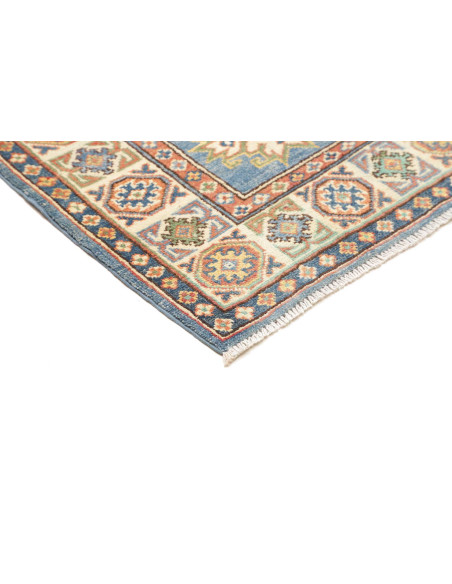 Tappeto Kazak Co Afgahnistan 123x176 Blu Turche
