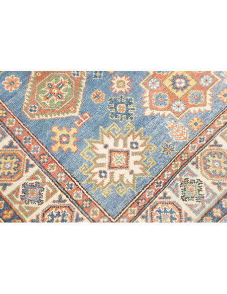 Tappeto Kazak Co Afgahnistan 123x176 Blu Turche