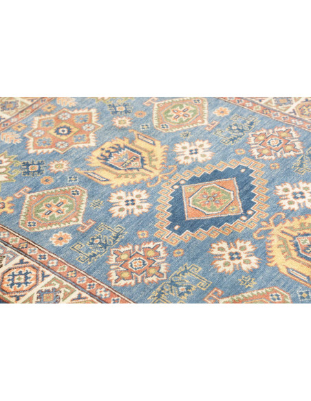 Tappeto Kazak Co Afgahnistan 123x176 Blu Turche