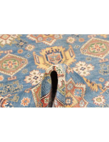 Tappeto Kazak Co Afgahnistan 123x176 Blu Turche