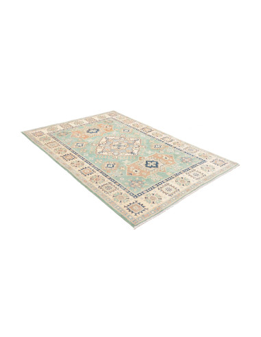 Tappeto Kazak Co Afgahnistan 147x206 Azzurro Ac