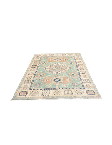 Tappeto Kazak Co Afgahnistan 147x206 Azzurro Ac