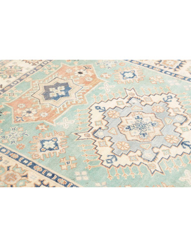 Tappeto Kazak Co Afgahnistan 147x206 Azzurro Ac