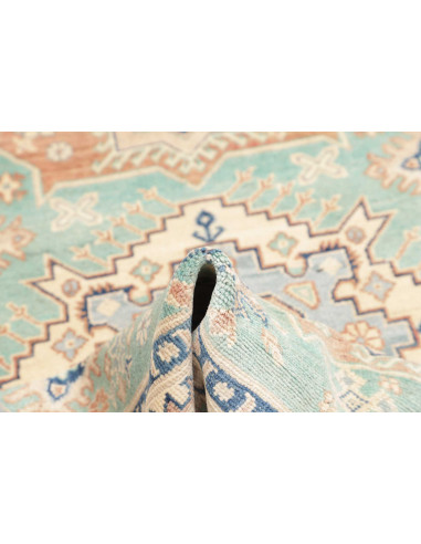 Tappeto Kazak Co Afgahnistan 147x206 Azzurro Ac