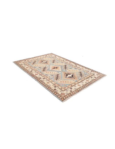 Tappeto Kazak Co Afgahnistan 153x214 Azzurro Ci