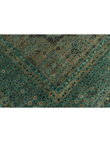 Rug Mamlouk Pakistan 278x359 Teal Aquamarine