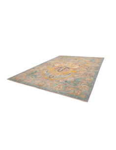 Rug Shahi Fine 279x371 Petrol Blue-green Gold A 2