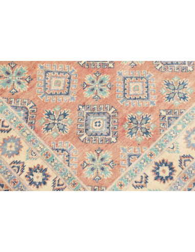 Rug Kazak Co 119x177 Terracotta And Blue