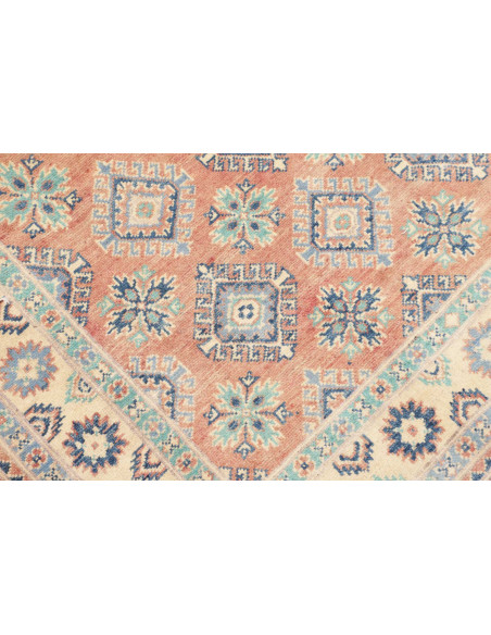 Rug Kazak Co 119x177 Terracotta And Blue