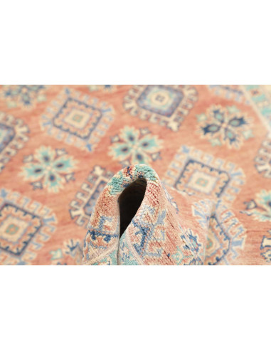Rug Kazak Co 119x177 Terracotta And Blue