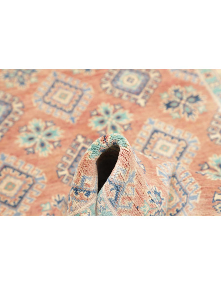 Rug Kazak Co 119x177 Terracotta And Blue
