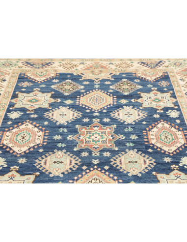 Rug Kazak Co 173x240 Deep Blue Cream
