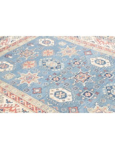 Rug Kazak Co 172x242 Sky Blue Cream