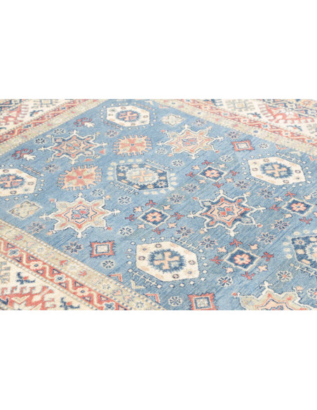 Rug Kazak Co 172x242 Sky Blue Cream