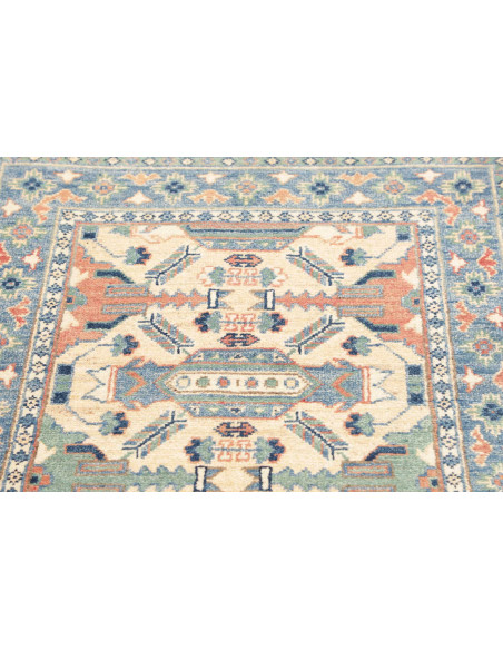 Rug Kazak Co 80x126 Blue Ivory