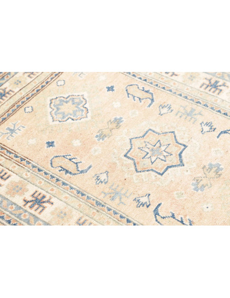 Rug Kazak Co 81x119 Rosy Beige And Blue